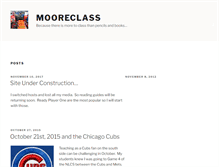 Tablet Screenshot of mooreclass.com